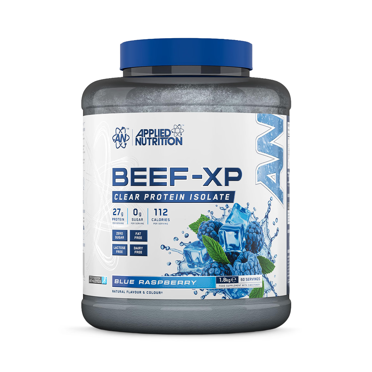 Applied Nutrition Beef Protein Isolate Blue Raspberry 1.8KG - British product