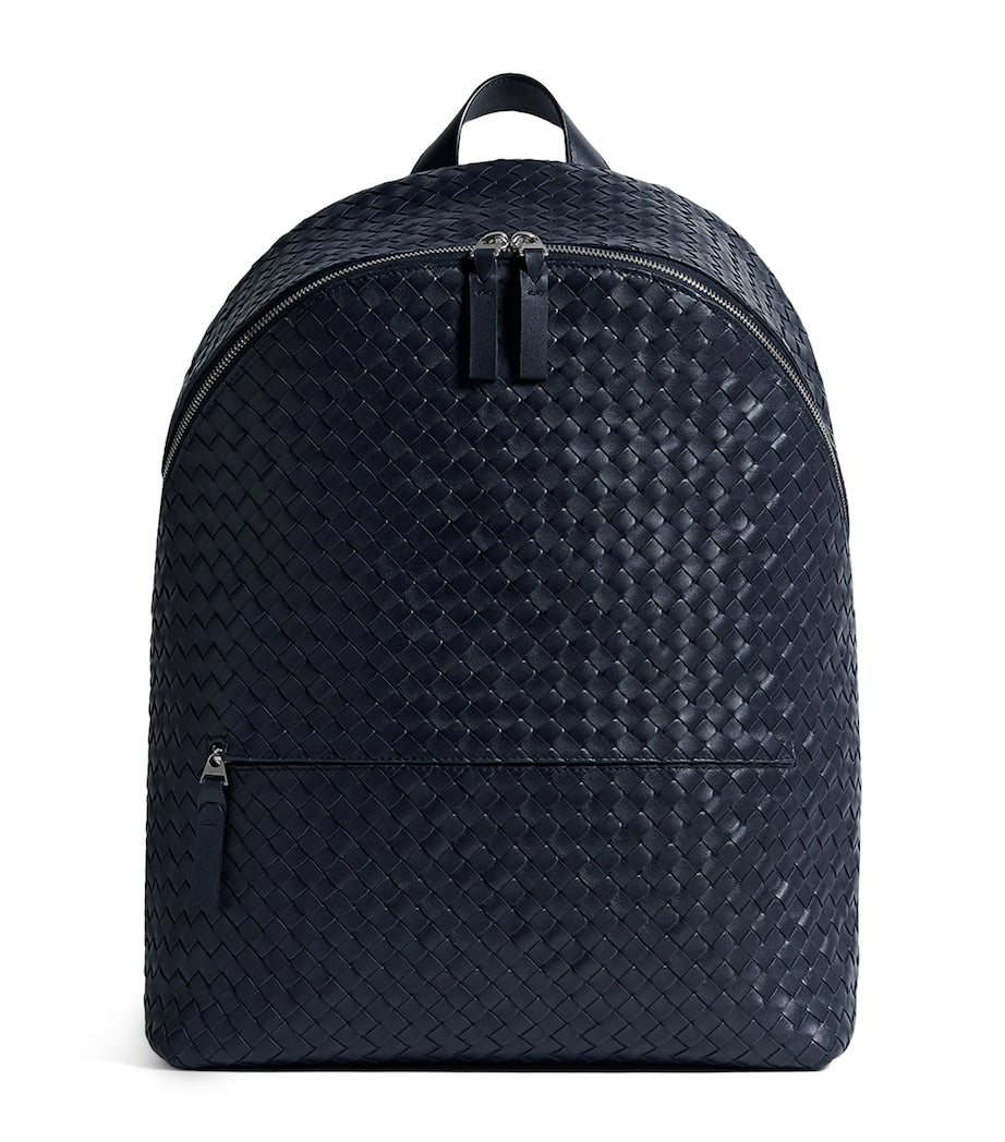 Bottega Veneta 1975 calfskin backpack Intrecciato weave - British product