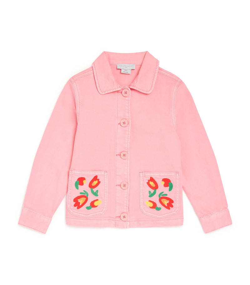 Stella McCartney Kids Embroidered Denim Jacket 2-14 Years (British brand)