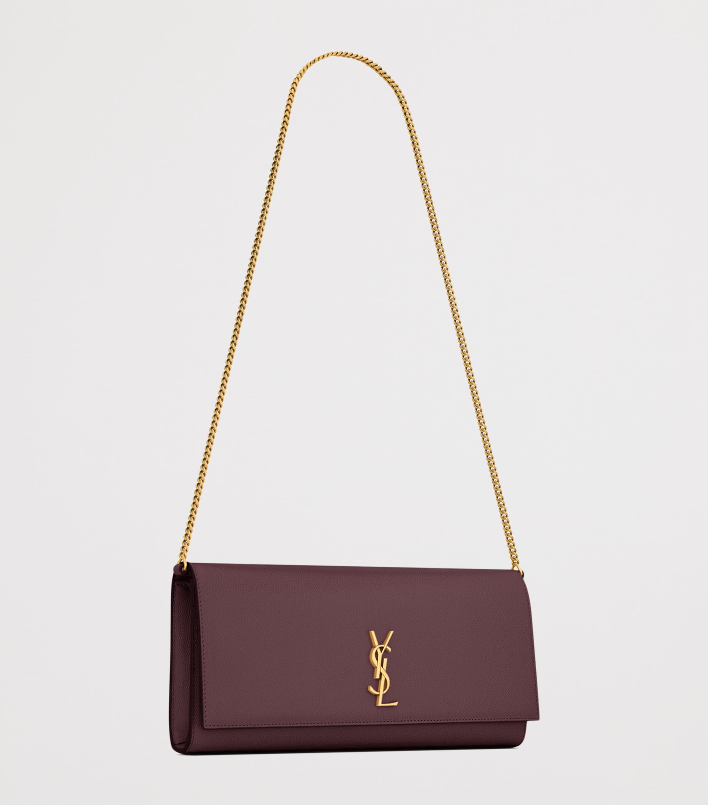 Saint Laurent Kate clutch bag smooth calfskin leather, UK version