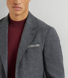 Brunello Cucinelli silk pocket square 35x35cm - British product