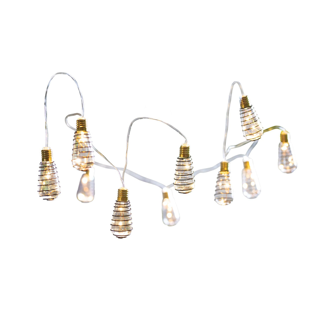 Sainsbury's Home Solar Wire Wrap Bulb String Lights 20pk