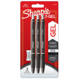 Sharpie S Gel Black 3pk GOODS Sainsburys   