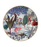 Gien Jardin du Palais soup plates 27cm, UK version