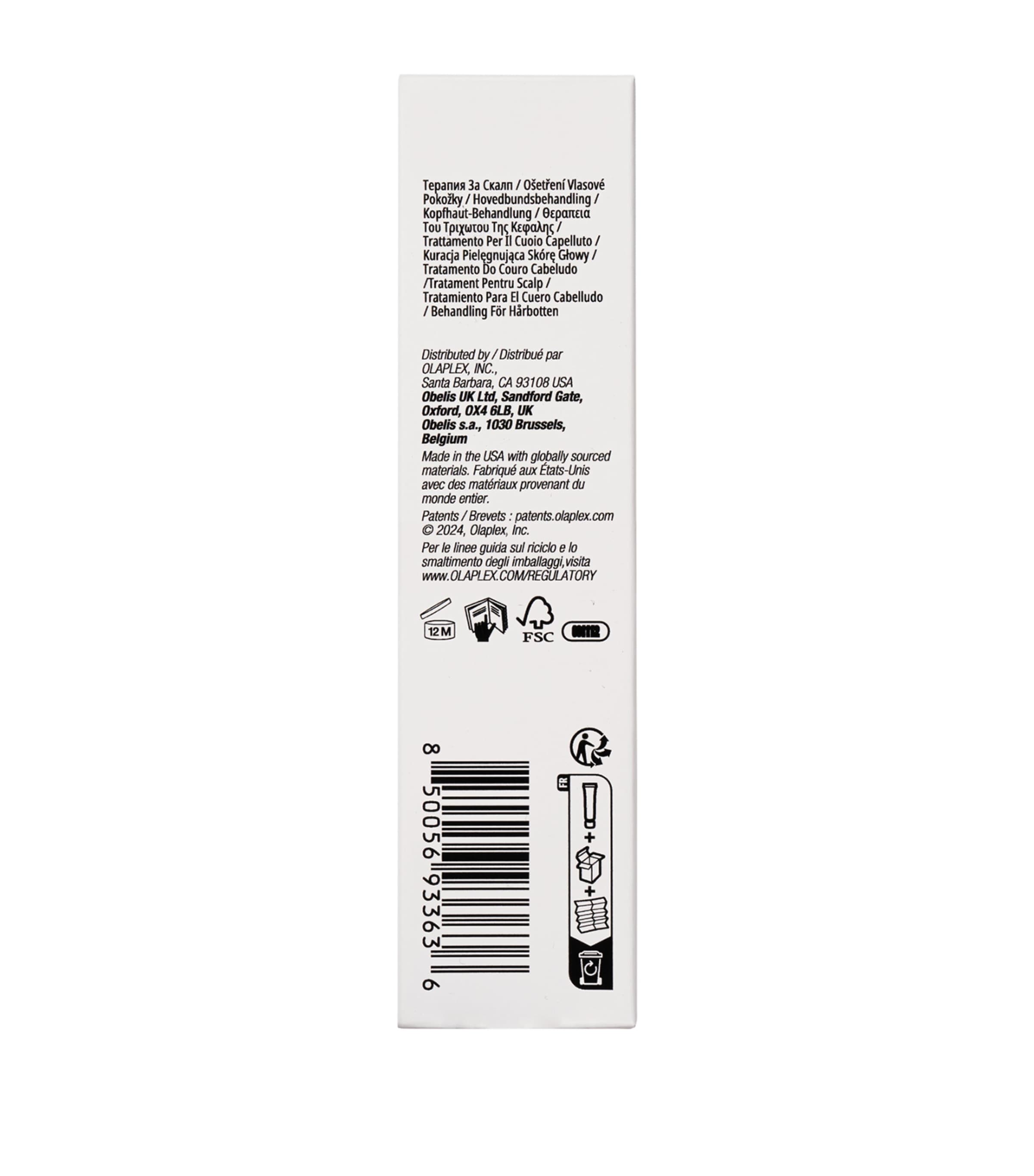 Olaplex N°.0.5 Scalp Longevity Treatment 50ml, imported from the UK