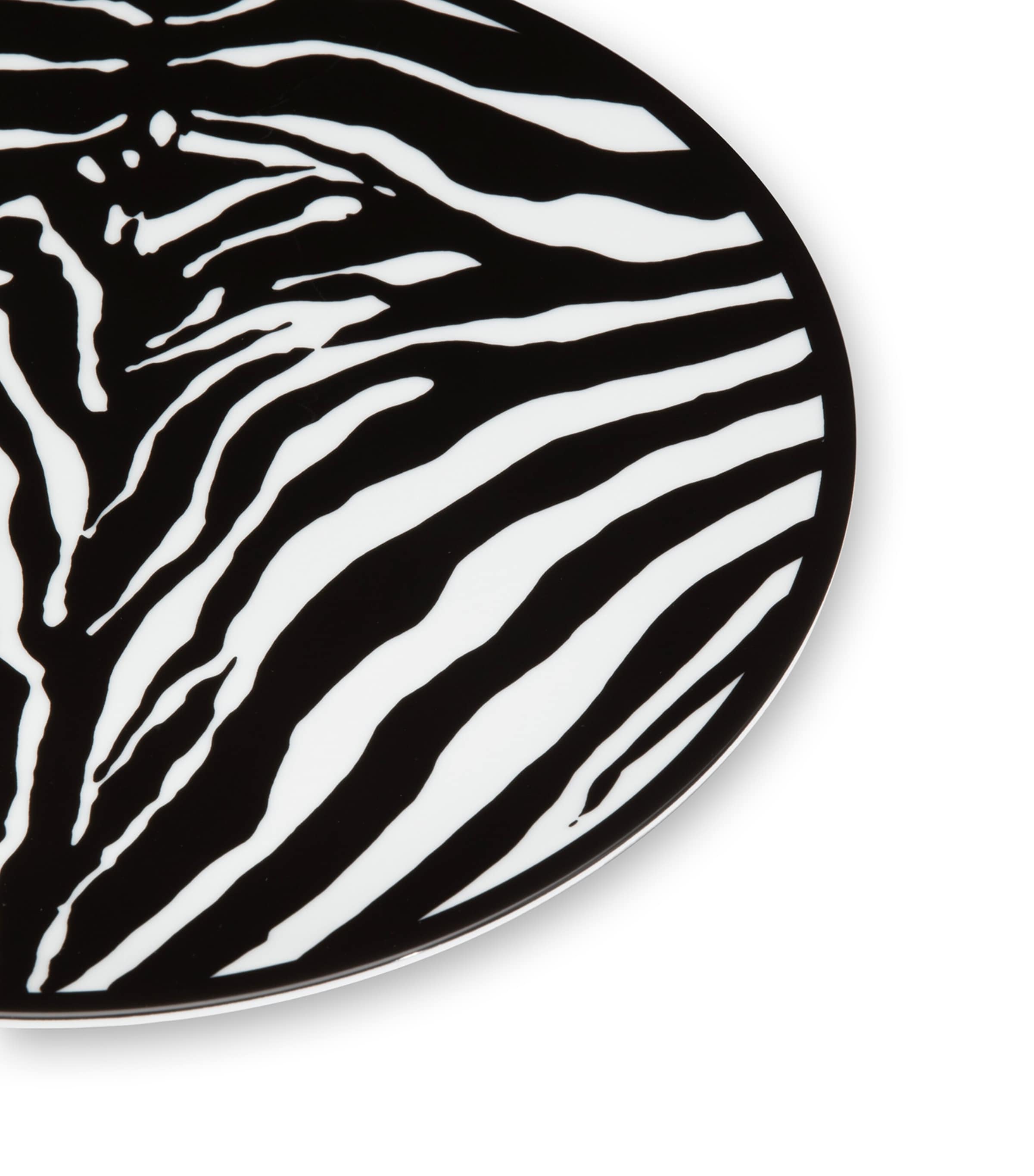 Dolce&Gabbana Casa porcelain zebra charger plate 31cm - British product