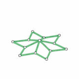 Geomag Glow recycled plastic magnetic building set 42 pieces, imported from the UK