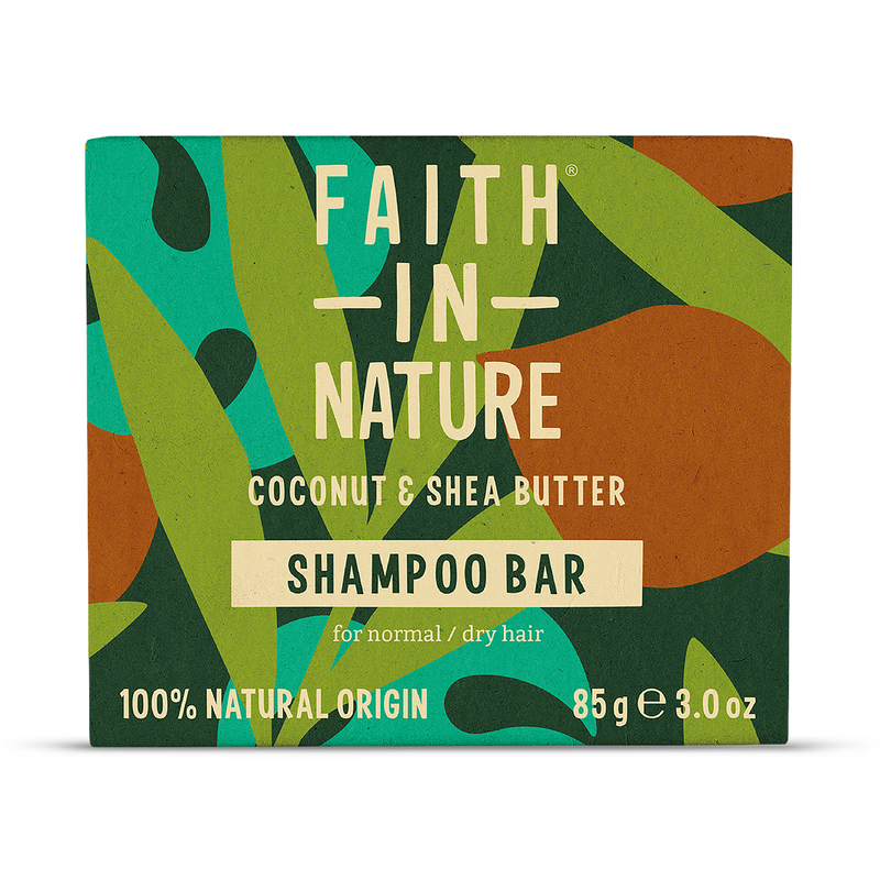 Faith In Nature Shampoo Bar for Dry Hair Coconut & Shea Butter 85g