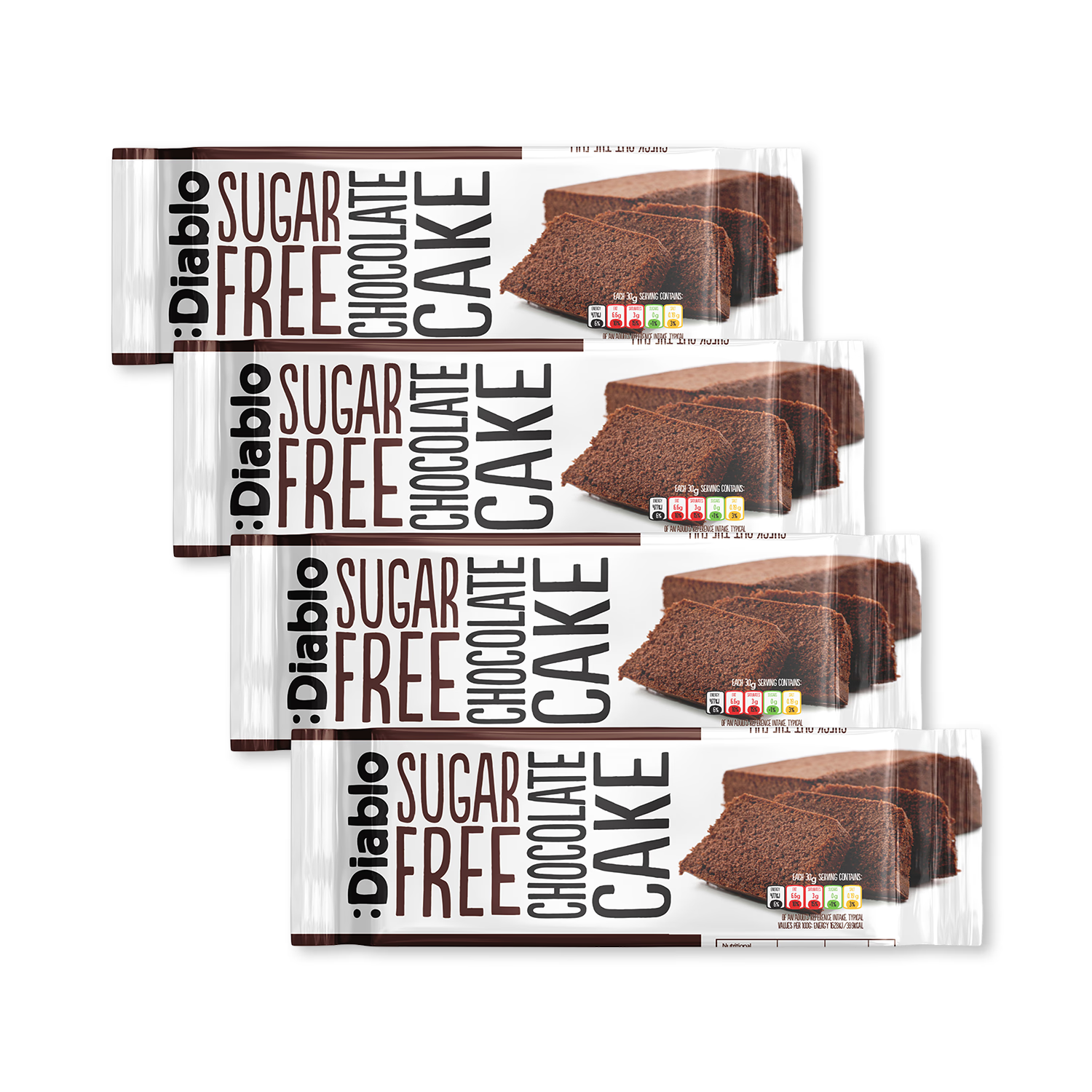 Diablo sugar free chocolate cake 200g, imported from the UK