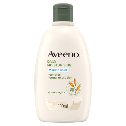 Aveeno Body Wash for Dry & Sensitive Skin 500ml Medicated skincare Sainsburys   