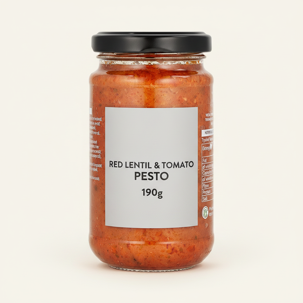 Holland & Barrett Red Lentil and Tomato Pesto 190g, UK version