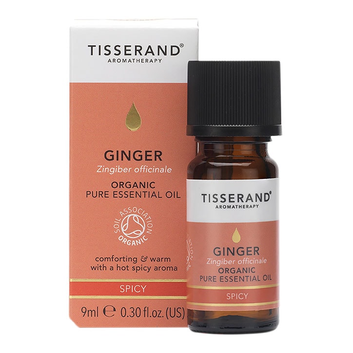 Tisserand Ginger Organic Pure Essential Oil 9ml Pure Essential Oils Holland&Barrett   