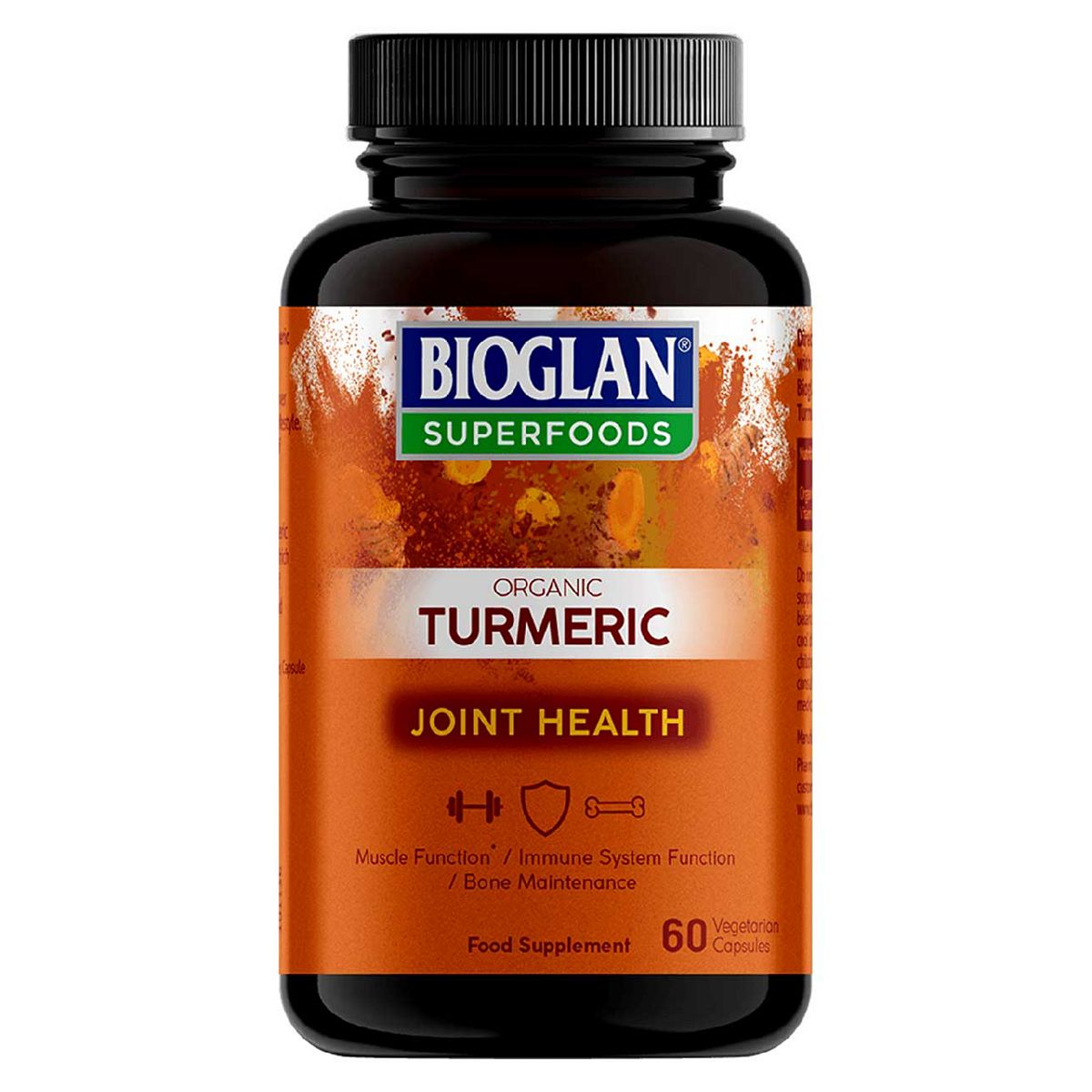 Bioglan Superfood Organic Turmeric 60 Capsules GOODS Boots   