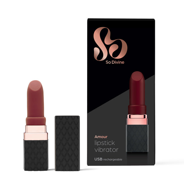 So Divine Amour Lipstick Vibrator Intimate Care Boots   