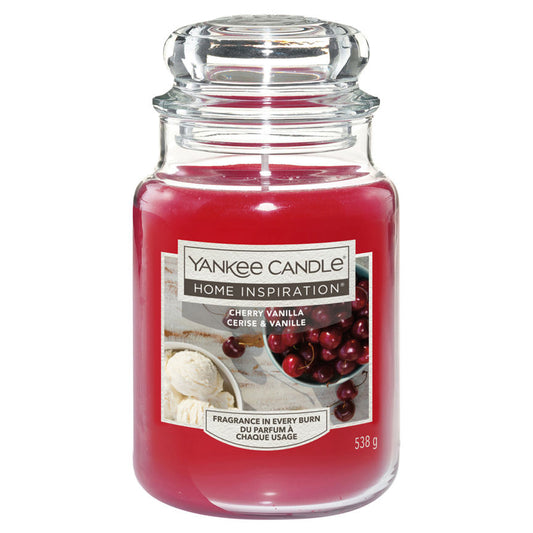 Yankee Candle Home Inspiration  Cherry Vanilla Large Jar General Household ASDA   