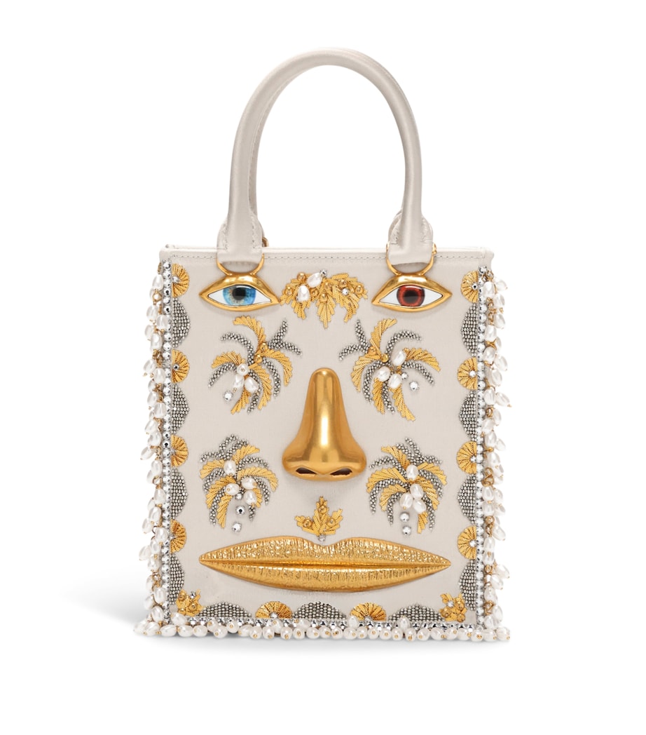 Schiaparelli mini satin face top-handle bag, UK version