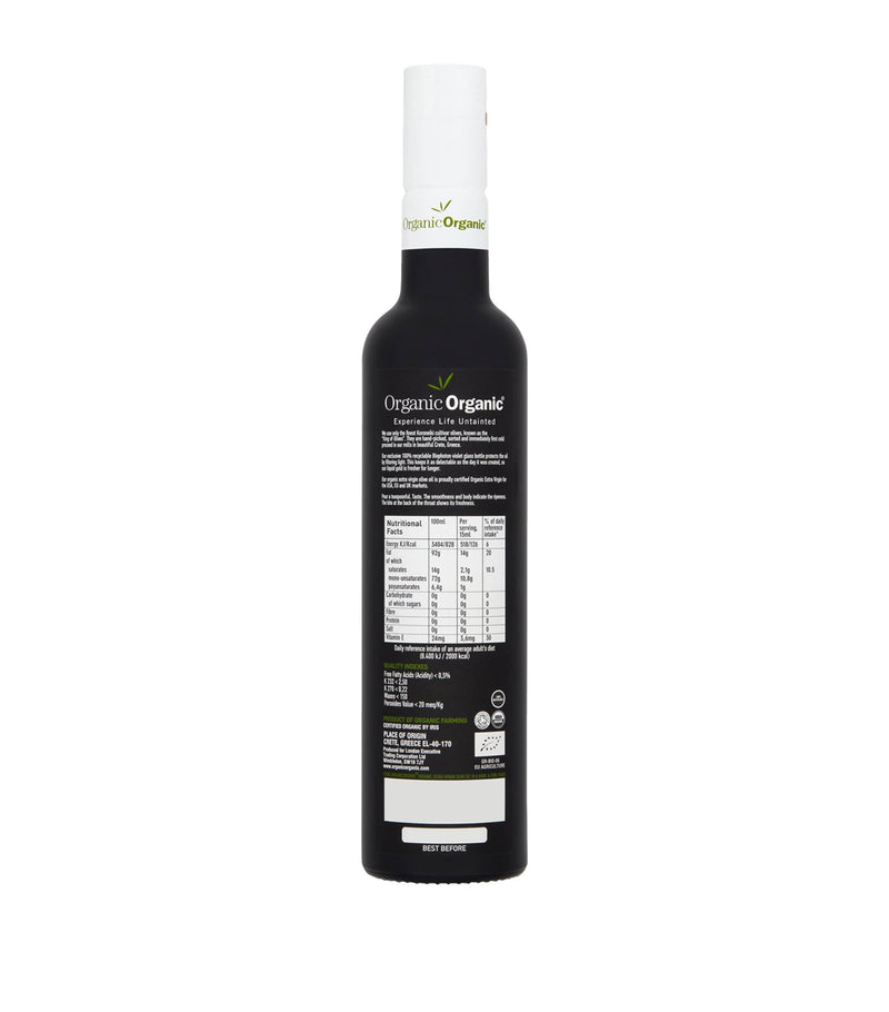 Organic Organic extra virgin olive oil 500ml, imported from the UK