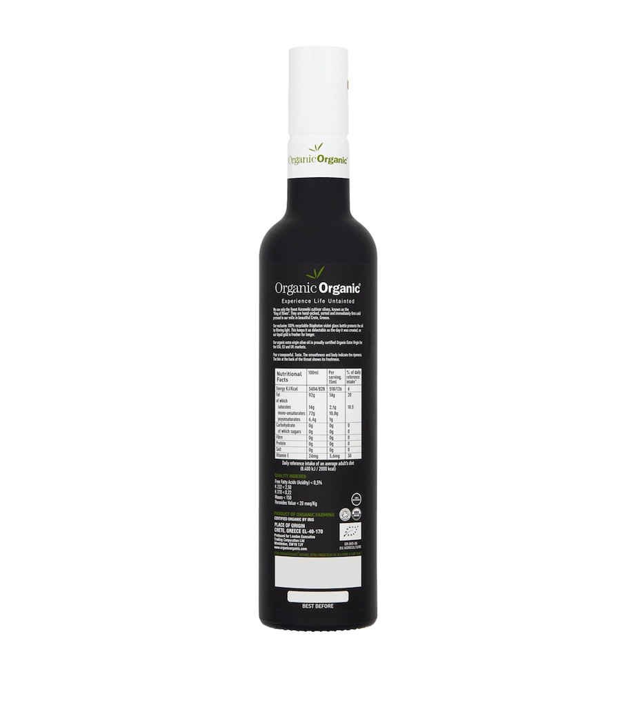 Organic Organic extra virgin olive oil 500ml, imported from the UK