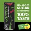 Green Sour Cherry low-calorie soft drink 4x330ml - British product