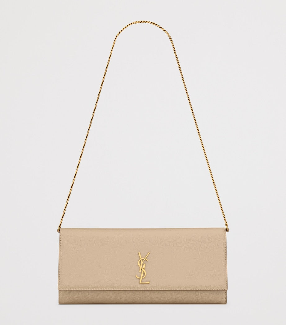 Saint Laurent Kate chain wallet in calfskin leather - British product