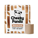 Cheeky Panda unbleached bamboo toilet paper 45 rolls, imported from the UK