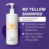 NOW Beauty No Yellow Shampoo 946ml, imported from the UK