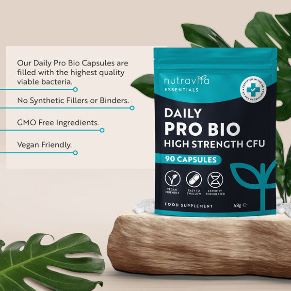 Nutravita probiotics capsules 90 vegan - British product