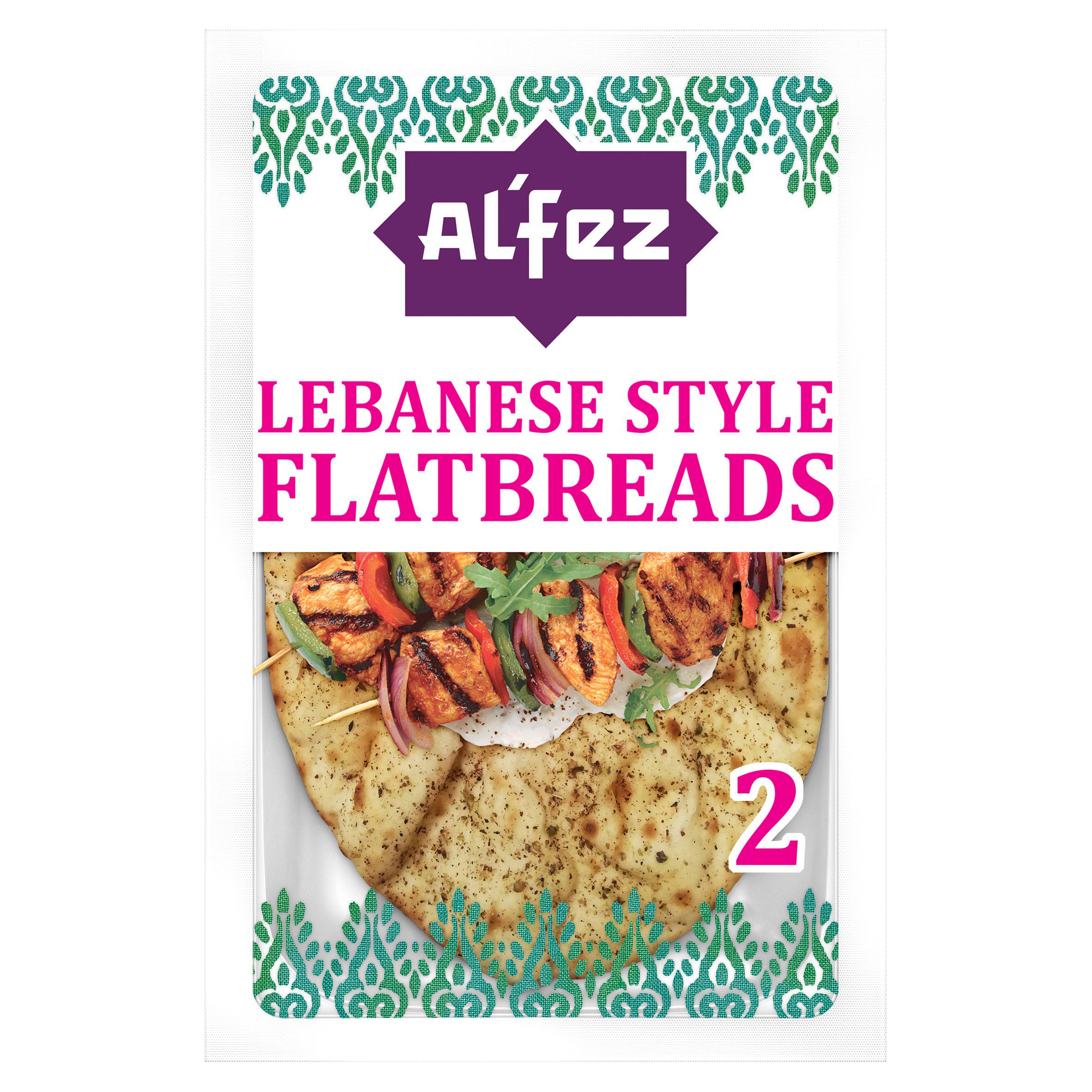 Al'Fez Lebanese Style Flatbreads with Herby Za'atar 180g GOODS Sainsburys   