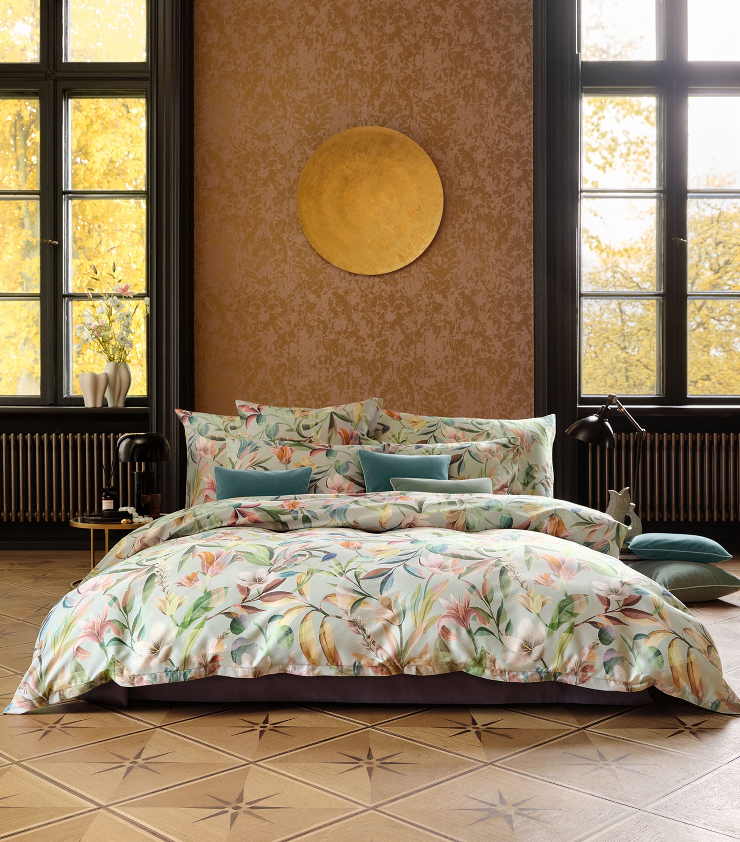 Schlossberg floral print king duvet cover 230x220cm (British brand)