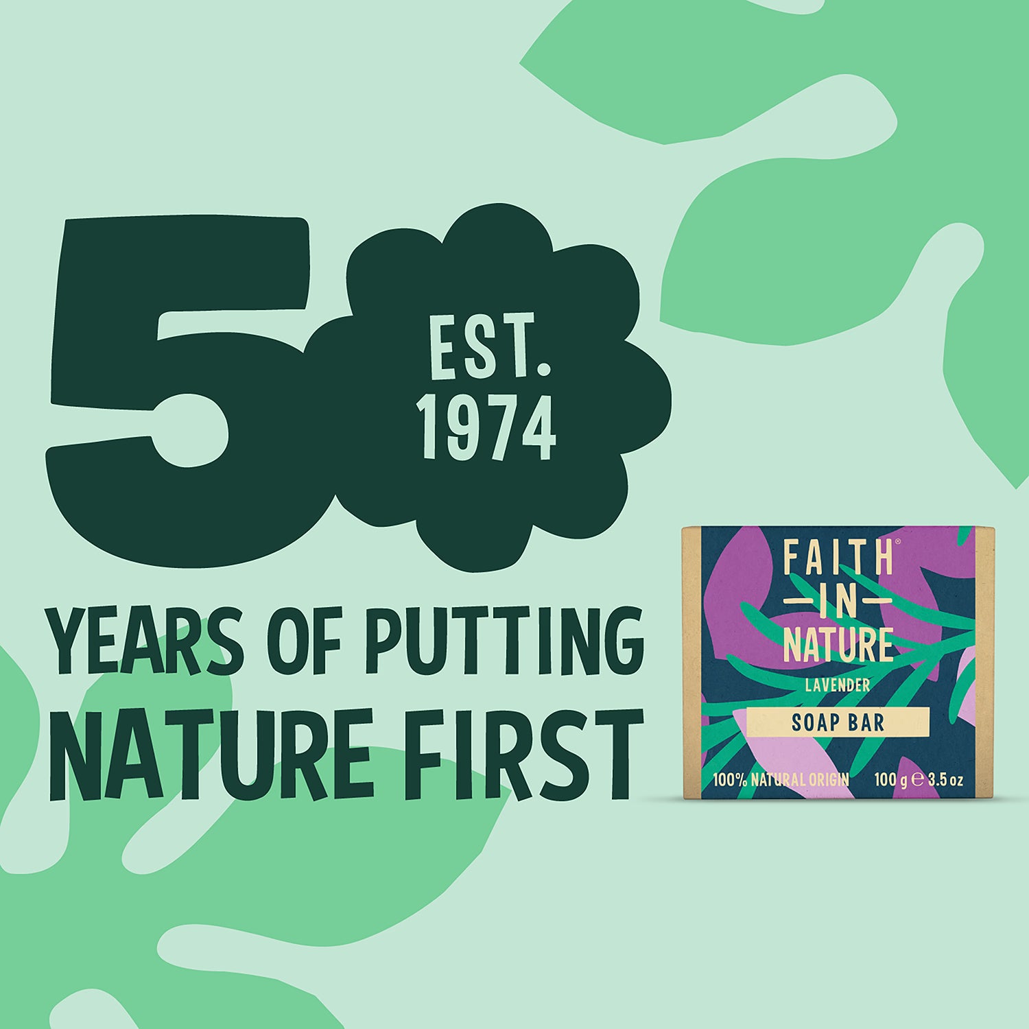 Faith In Nature Soap Bar Lavender 100g