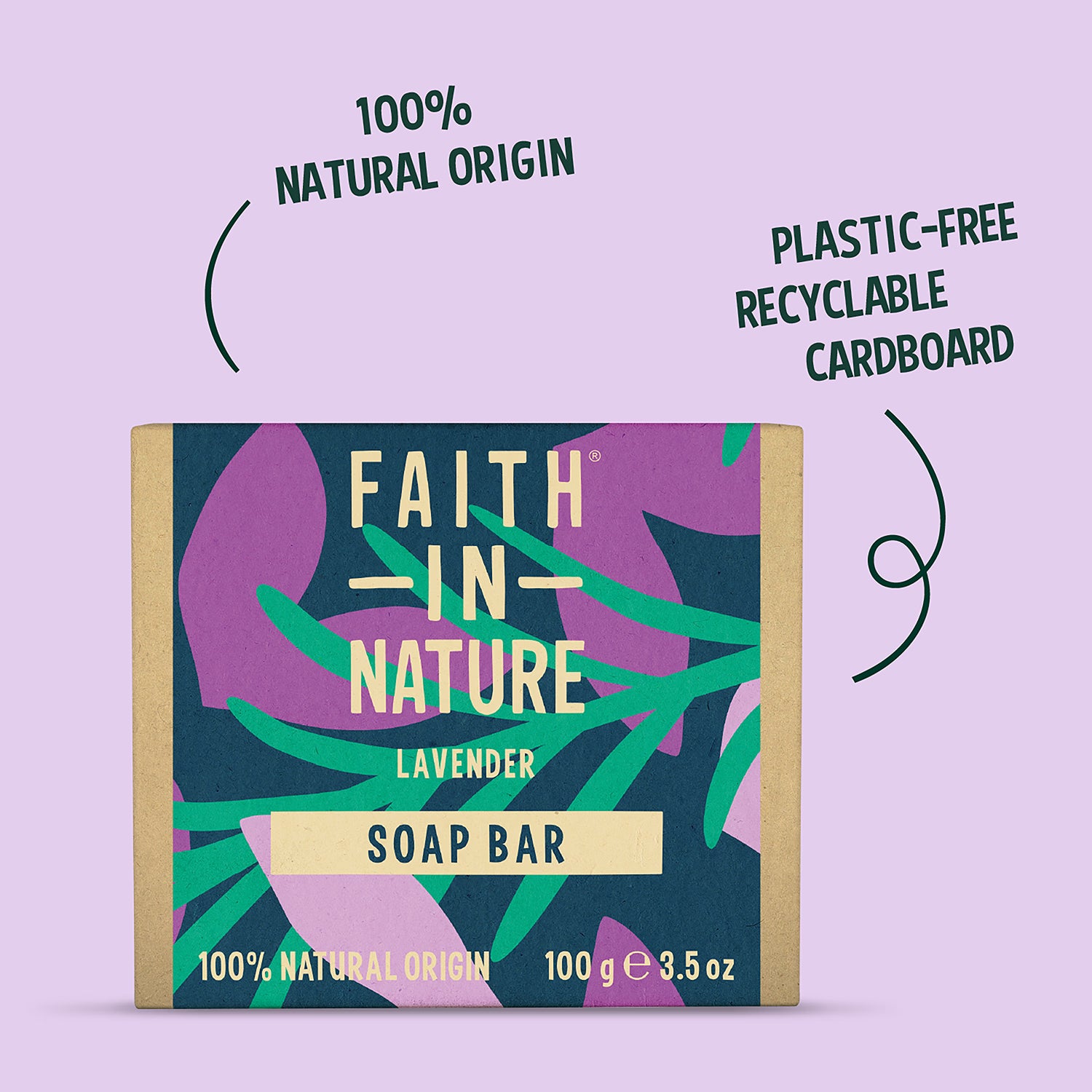 Faith In Nature Soap Bar Lavender 100g