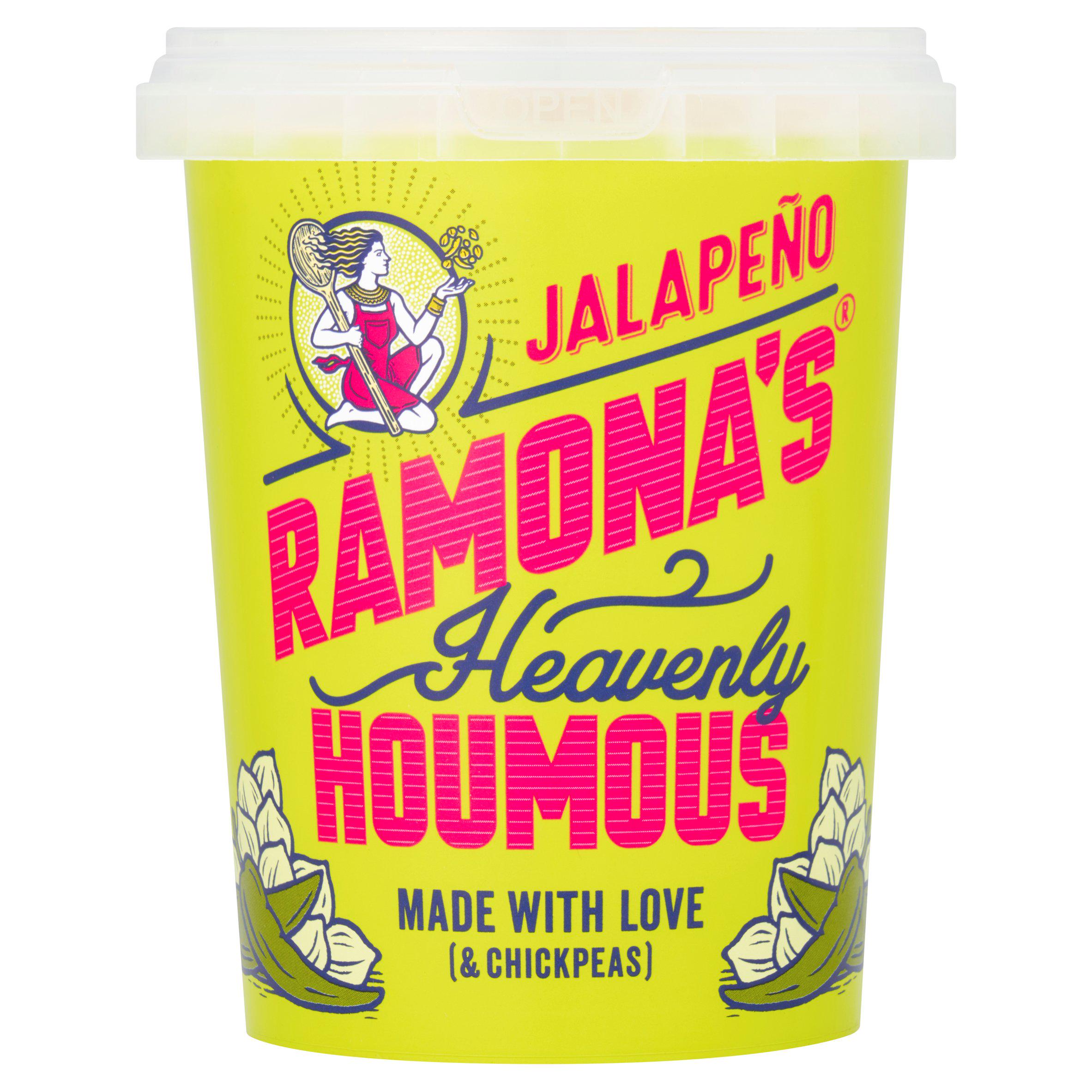 Ramona's Heavenly Jalapeno Houmous 500g GOODS Sainsburys   