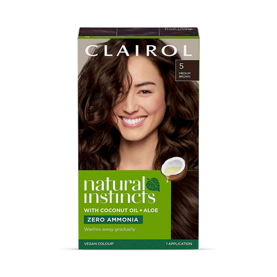 Holland & Barrett Clairol Natural Instincts Medium Brown 5 Semi-Permanent Hair Colour- Buy online at McGrocer