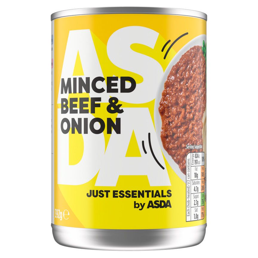 JUST ESSENTIALS by ASDA Minced Beef & Onion Canned & Packaged Food ASDA   