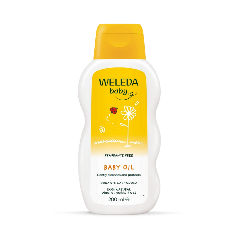 Weleda Calendula Baby Oil Fragrance Free 200ml - British product