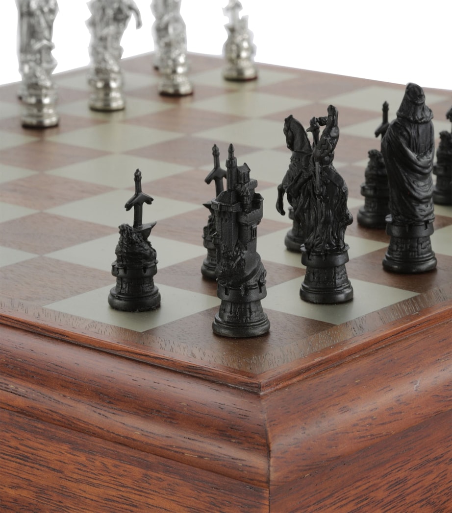 Royal Selangor Camelot pewter chess set, imported from the UK