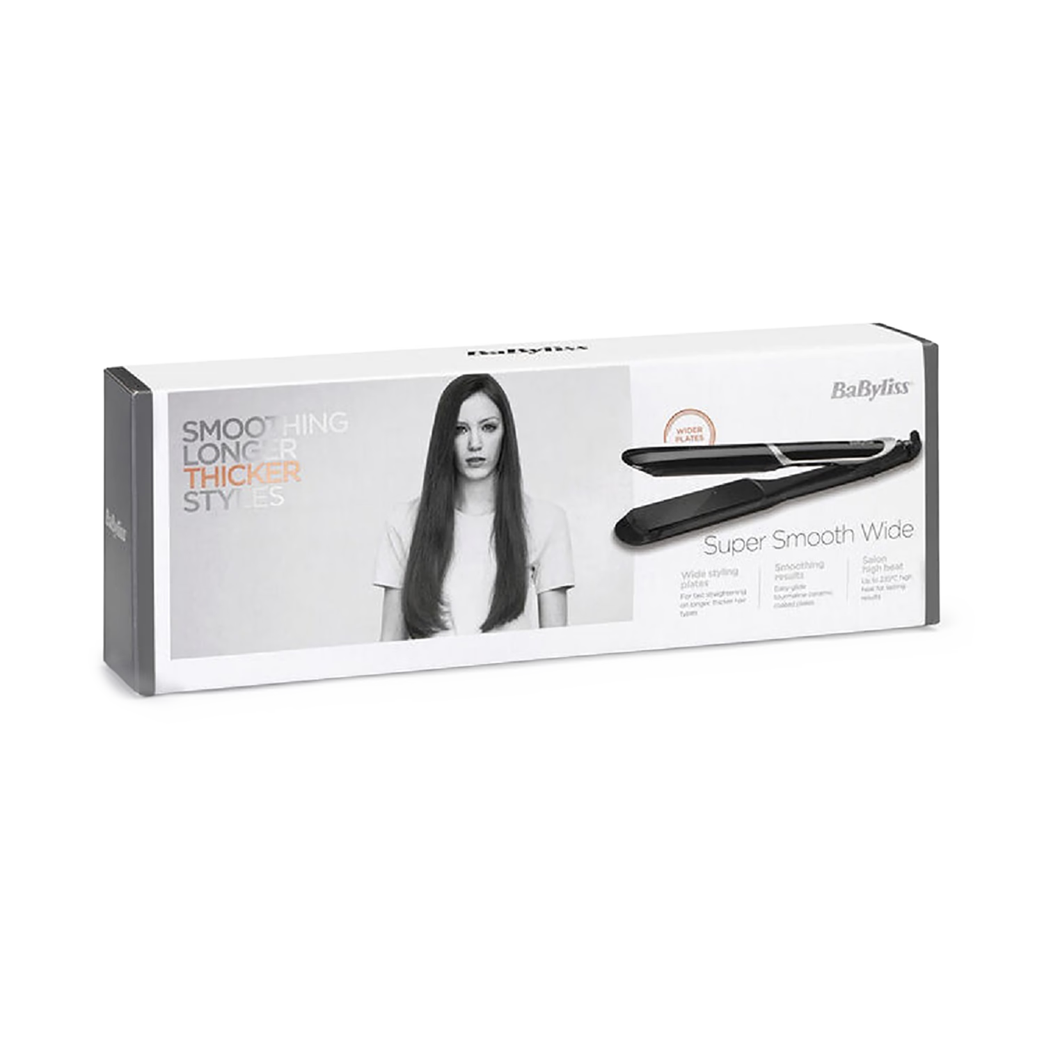 BaByliss Smooth Pro 235 hair straightener black, UK version