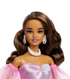 Barbie Geburtstagswünsche Puppe in pinkfarbenem Kleid, UK-Version