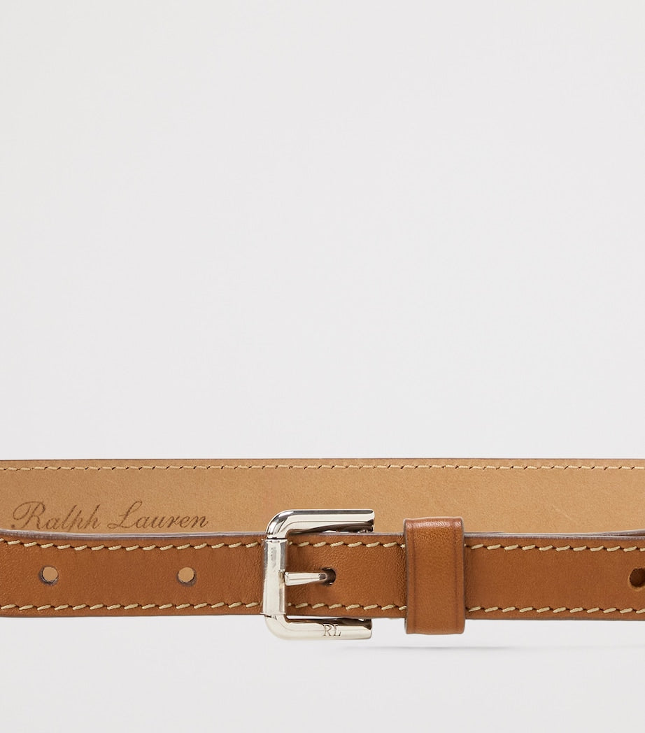 Ralph Lauren Collection slim leather belt - British product