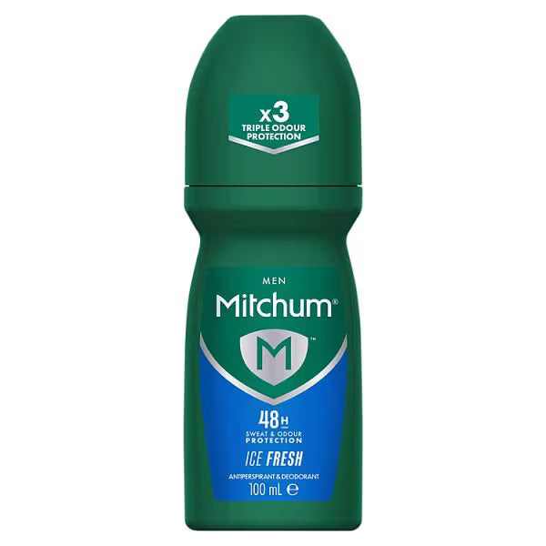 Mitchum Ice Fresh Roll On 100ml, imported from the UK