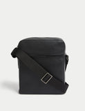 Leather Pebble Grain Cross Body Bag GOODS M&S   