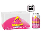 Lucozade Zero Pink Lemonade   6 x 330ml