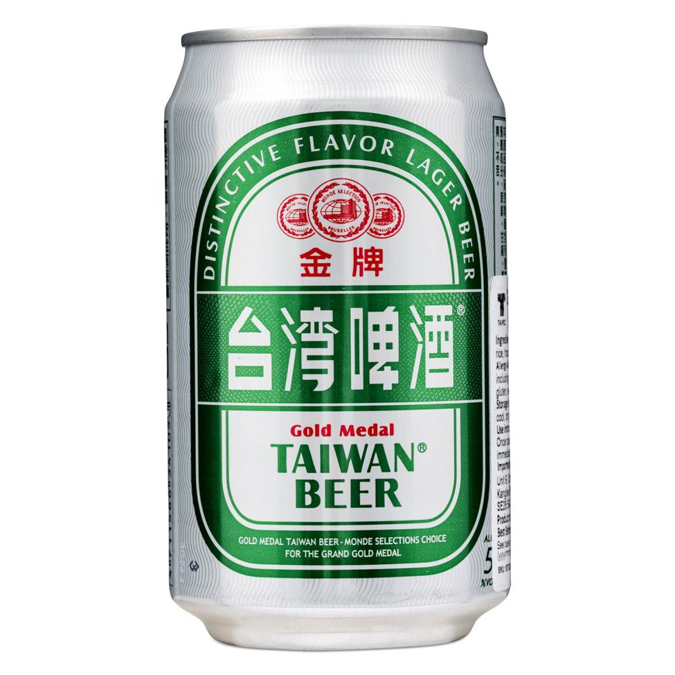 Gold Medal Taiwan Beer 5% ABV - British product