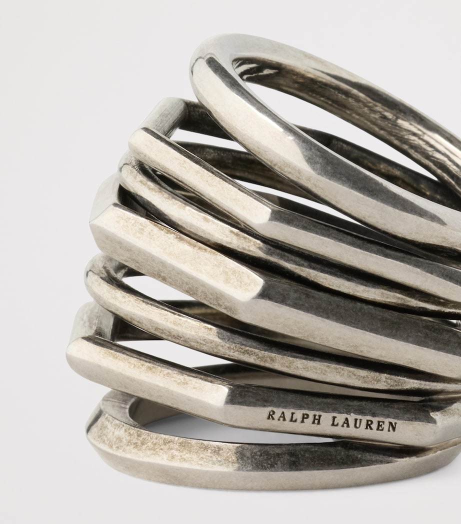 Ralph Lauren antiqued silver Orbit ring, imported from the UK