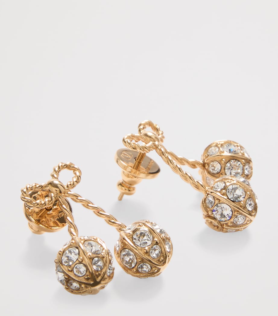 Valentino Garavani Crystal Cherryfic earrings (British brand)