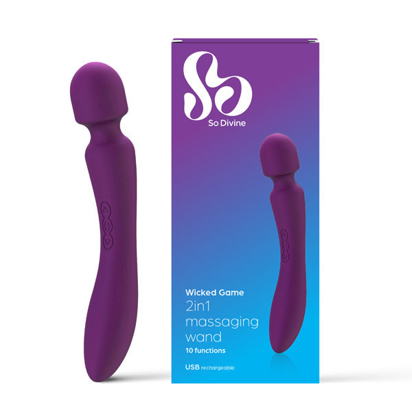 So Divine Wicked Game Double Ended Massage Wand GOODS Superdrug   