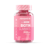 Novomins biotin gummies peach flavoured 60 gummies, imported from the UK