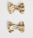 Bonpoint organic cotton Miniclic hair clips set of two, UK version