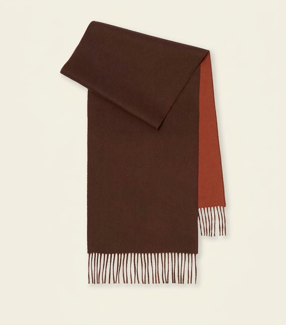 Burberry reversible EKD cashmere scarf - (British brand)