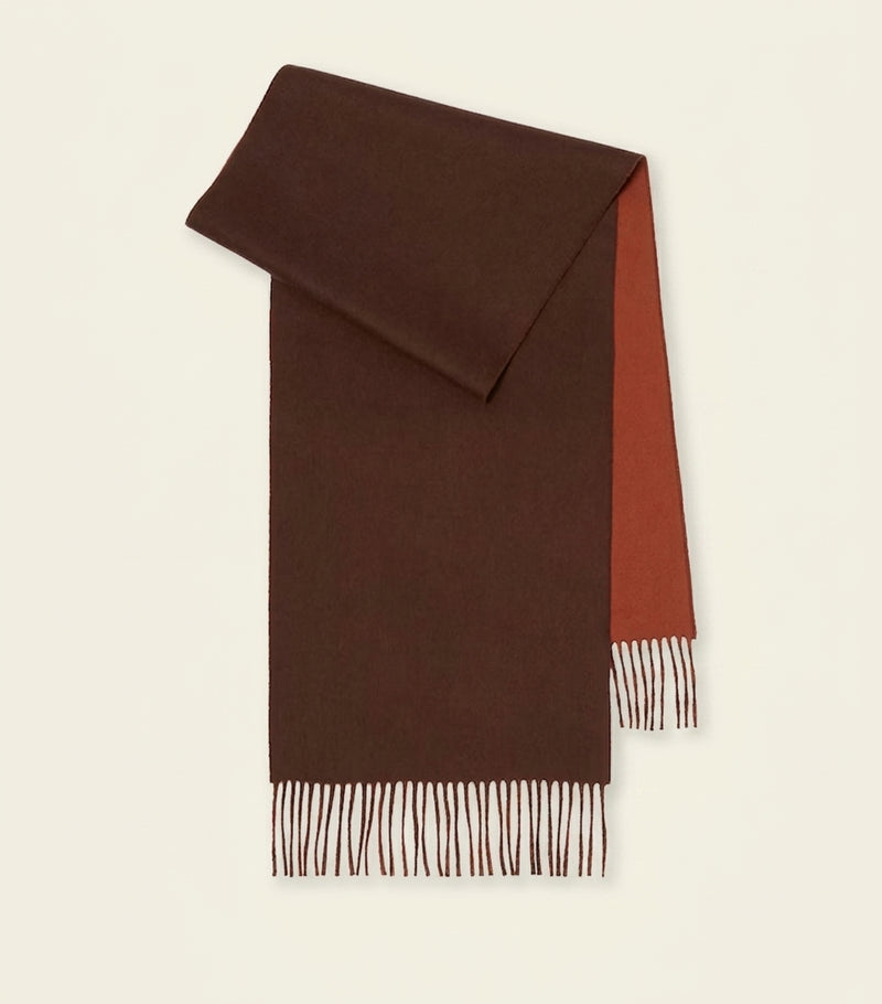 Burberry reversible EKD cashmere scarf - (British brand)